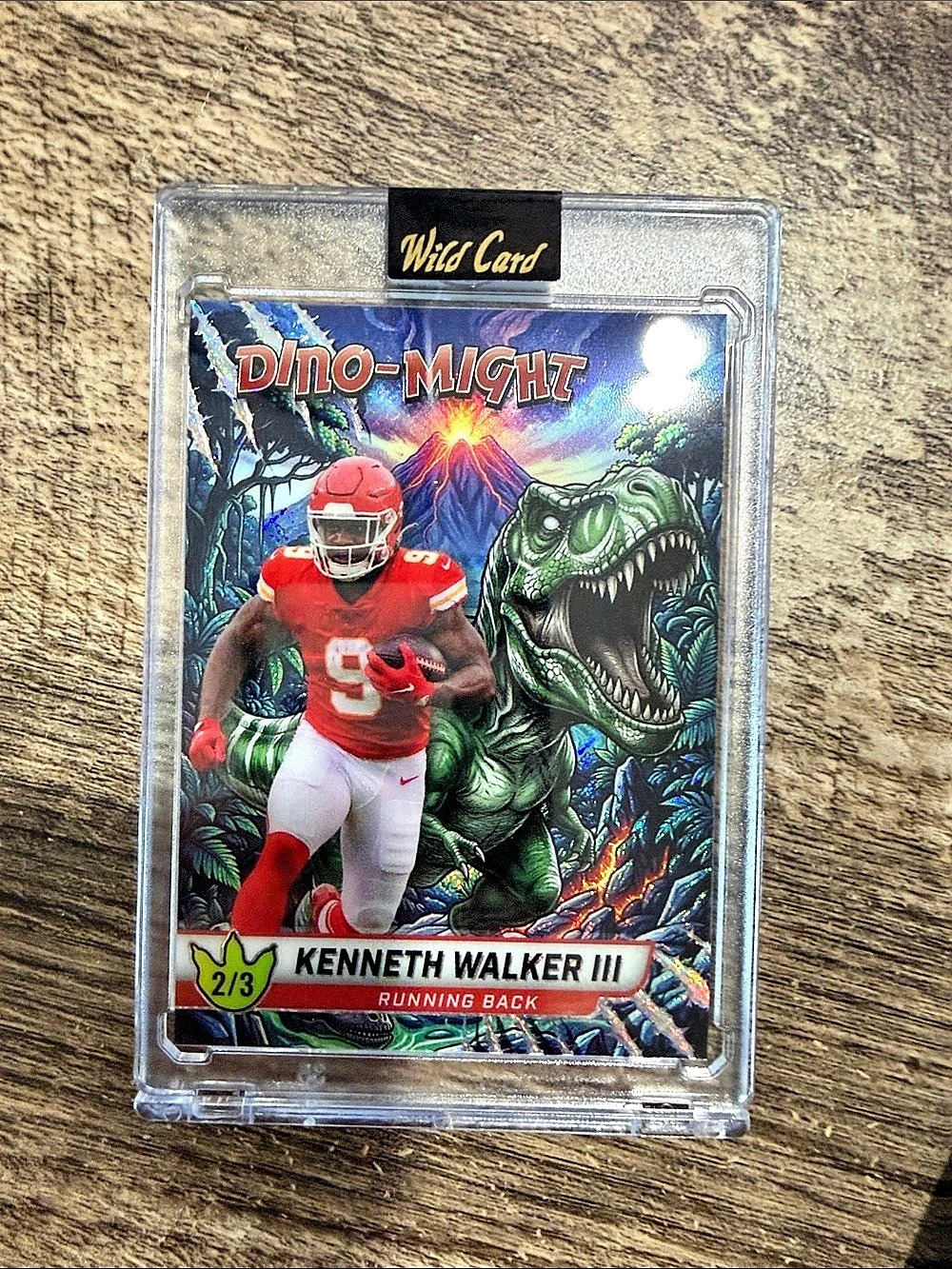 Wild Card 2026 Wild Card Dino-Might Dino Eruption Kenneth Walker III 2/3 2026